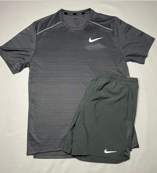 Nike Miler 1.0 T-shirt and
Challenger Shorts